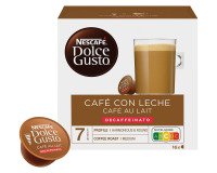 Café con leche Nescafé descafeinado Dolce Gusto - Caja de 16 dosis