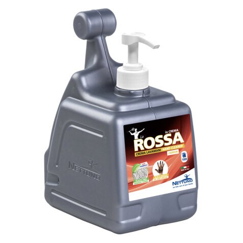 Crema lavamani con microgranuli minerali La Rossa - Dispenser con ricarica da 3 litri