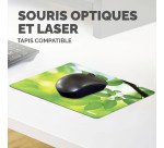 Tapis de souris Earth Series Fellowes motif feuilles