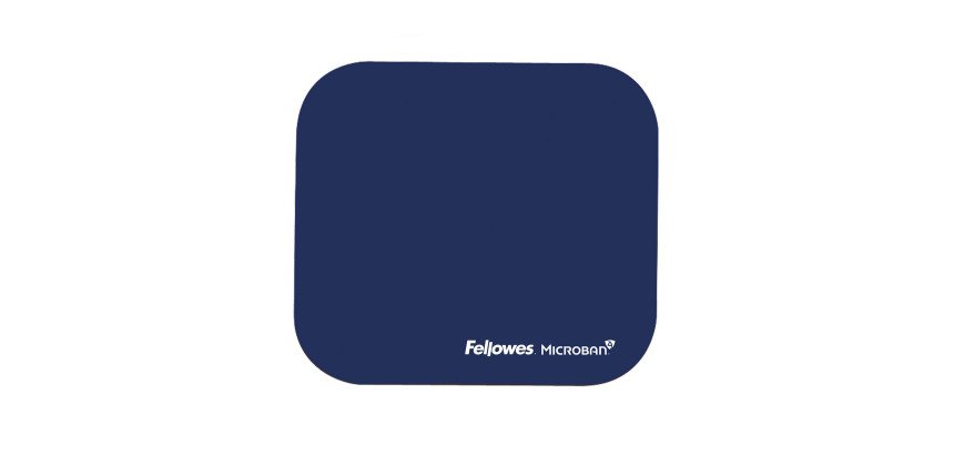 Tapis souris antibactérien Fellowes Microban bleu