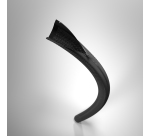 Organizador de cables Zipi negro largo 150 cm con cremallera