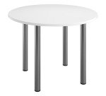 Meeting table with 4 metal tube legs Excellens