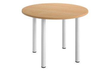 Mesa redonda Excellens Ø 100 cm haya 4 patas metal