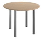 Meeting table with 4 metal tube legs Excellens