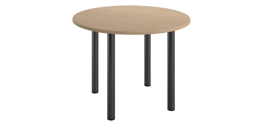 Table de réunion 4 piètements tube métal Excellens