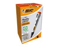 BIC Marking 2300 Permanent Marker Medium Chisel 3.7 mm - 5.5 mm Black Pack of 12