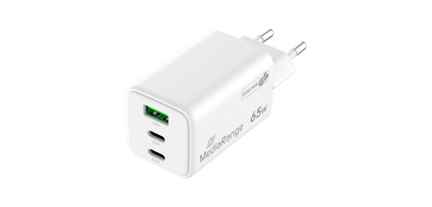 Quick Charge Adapter GaN MediaRange 65W
