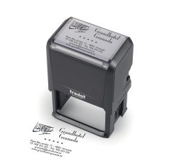 Trodat Printy 4927 sello con texto personalizado 6 lineas 60 x 40 mm multicolor