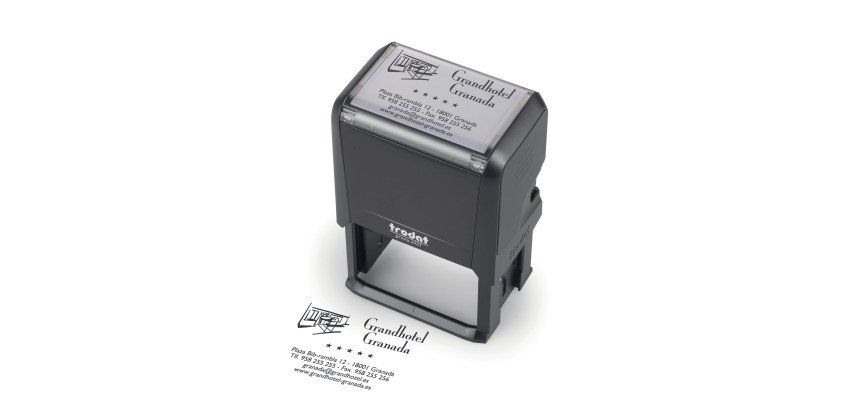 Trodat Printy 4927 sello con texto personalizado 6 lineas 60 x 40 mm multicolor