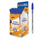 Special Pack Penne a sfera BIC Cristal Original 1mm 50 pezzi + 1 correttore Easy Correct compreso nel prezzo