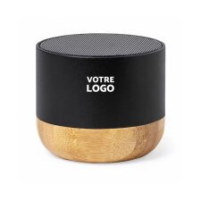 Mini enceinte portable Bluetooth publicitaire – marquage 1 couleur