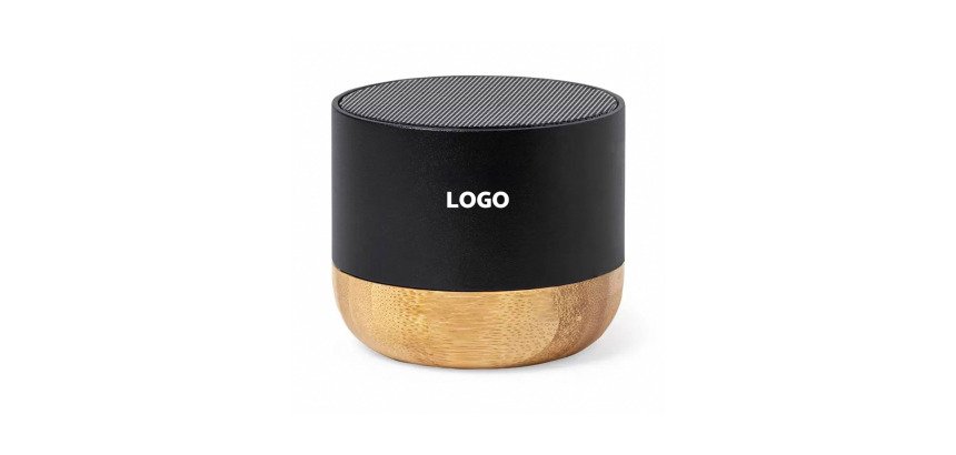 Mini enceinte portable Bluetooth publicitaire – marquage 1 couleur