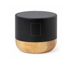 Mini enceinte portable Bluetooth publicitaire – marquage 1 couleur