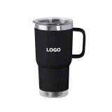 Promotional insulated mug in recycled steel 60 cl - 1-color imprint