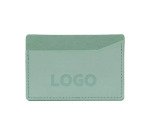 Porte-cartes publicitaire en cuir recyclé - marquage par embossage