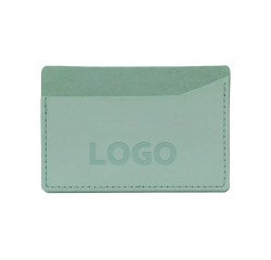 Werbemappen aus recyceltem Leder - Prägungsmarkierung