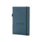 Advertising notebook with stitched binding, 14 x 21 cm, lined, 160 pages - embossed branding