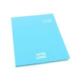 Agenda semainier publicitaire – année 2025 – 21 x 27 cm – turquoise