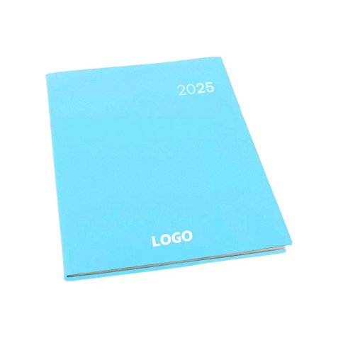 Agenda Wochenplaner Werbung - Jahr 2025 - 21 x 27 cm - 1-Farben-Bedruckung