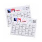 Werbekalender Halbjahr Wandkalender Jahr 2025 - 40,5 x 55 cm - 7 Monate - mehrfarbiger Druck