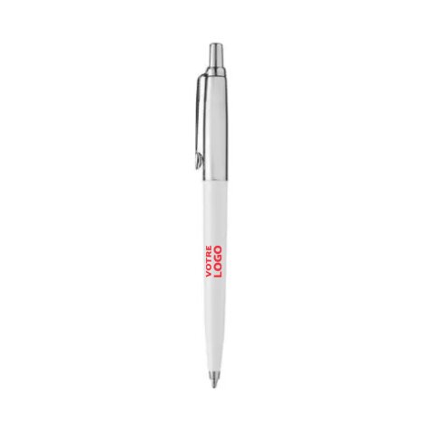 Stylo bille publicitaire Parker Jotter rétractable pointe moyenne 0,7 mm – marquage 1 couleur