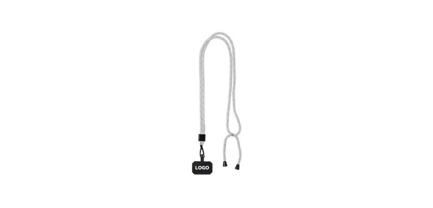 Promotional neck strap for phone - 1-color branding