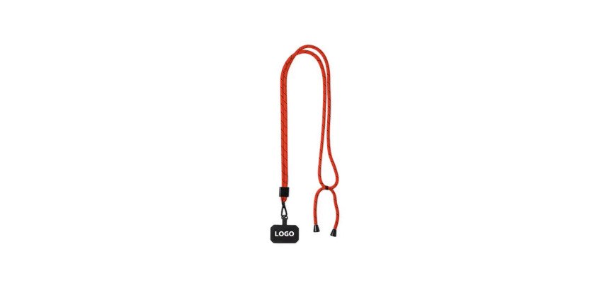 Werbe-Halteband fürs Telefon – einfarbiger Aufdruck.