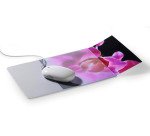 tapis de souris plus, extra plat, transparent