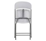 Sedia pieghevole colore bianco 43 x 43 x h 83 cm