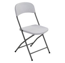 Sedia pieghevole colore bianco 43 x 43 x h 83 cm