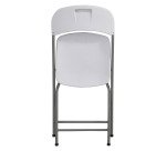 Sedia pieghevole colore bianco 43 x 43 x h 83 cm