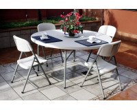 Sedia pieghevole colore bianco 40 x 42 x h 86 cm