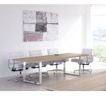 Tavolo riunione Florida e Florida 4 l 220 x p 100 x h 74 cm