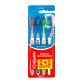 Cepillo dental dureza media Colgate Extra Clean - pack de 2+2