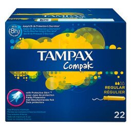 Tampones Tampax Compact Regular - caja de 22