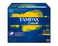 Tampones Tampax Compact Regular - caja de 22