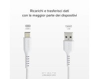 En_sbs cavo dati usb 2.0 - type-c - bianco