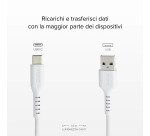 SBS Cavo dati USB 2.0 - Type-C - Bianco