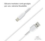 SBS Cavo dati USB 2.0 - Type-C - Bianco