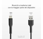 SBS Cavo dati USB 2.0 - Type-C - Nero