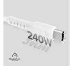 SBS Cavo dati e ricarica USB-C - USB-C fino a 240 Watt di potenza