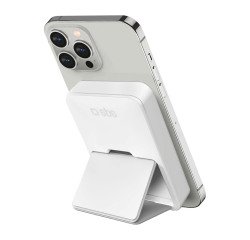 SBS Powerbank da 5000 mAh wireless magnetico con funzione stand