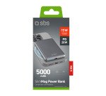 SBS Powerbank 5000 mAh compatibile con MagSafe