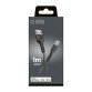 SBS Cavo dati e ricarica USB - Lightning - Nero - 1 metro