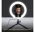 SBS Anello LED con treppiede per video e foto