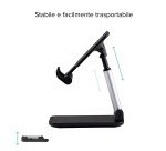 SBS Supporto da tavolo pieghevole per smartphone e tablet