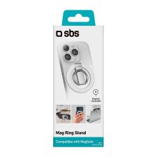 SBS Supporto stand ad anello per iPhone compatibile con MagSafe