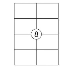 Étiquette universelle, 105 x 74 mm, blanc