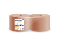 Industriële afdroogrol gelig Lucart 1500 S - Set van 2