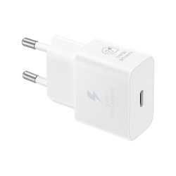 Chargeur secteur Samsung EP-T2510XWEGEU 25W port USB C sans câble blanc